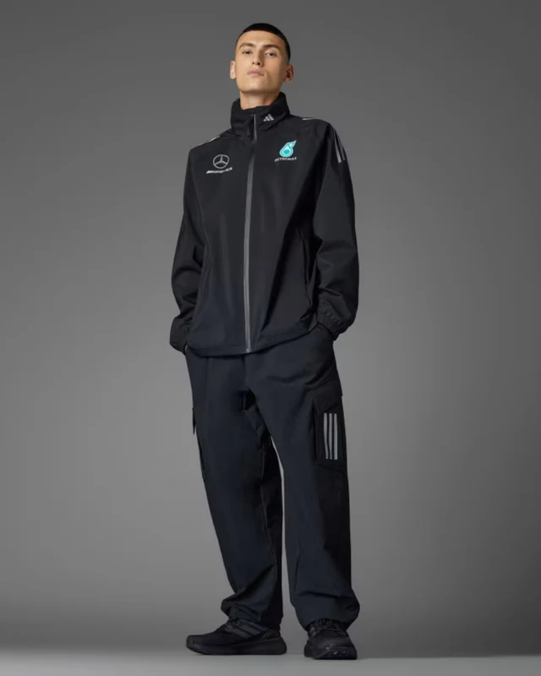 Veste imperméable homme ADIDAS, Mercedes-AMG F1