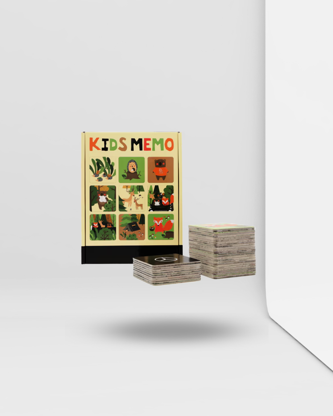 Jeu de mémoire pour enfants, Forêt
