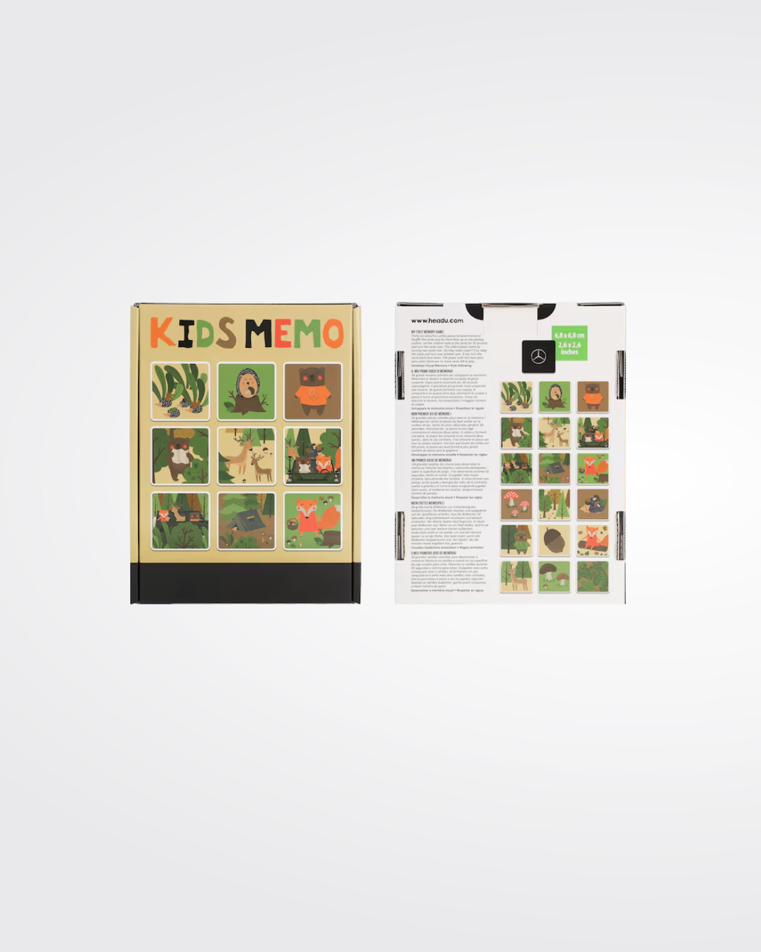 Jeu de mémoire pour enfants, Forêt