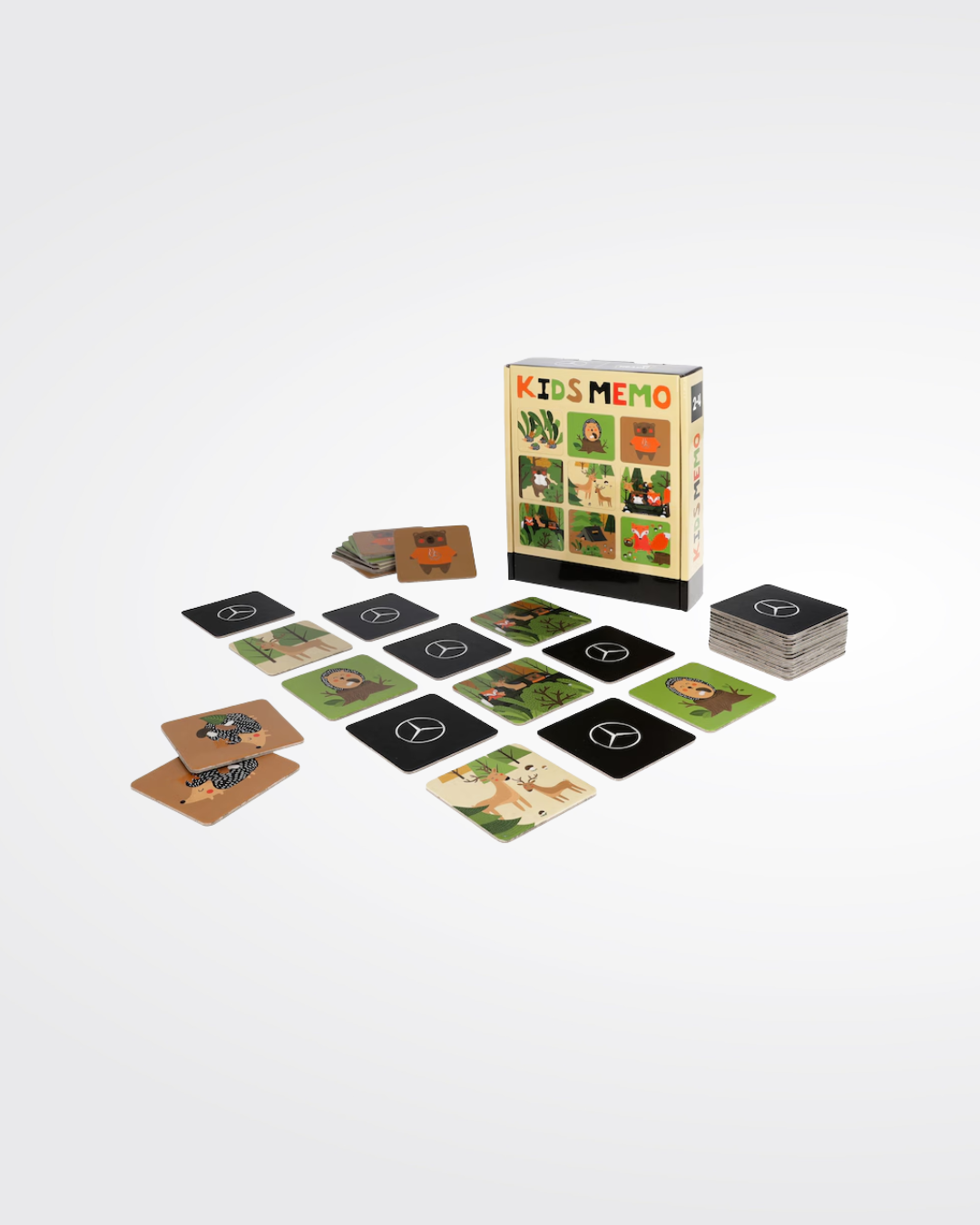 Jeu de mémoire pour enfants, Forêt