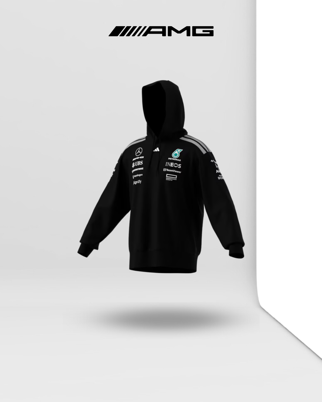 Sweat à capuche homme, Pilote, Mercedes-AMG F1 X Adidas