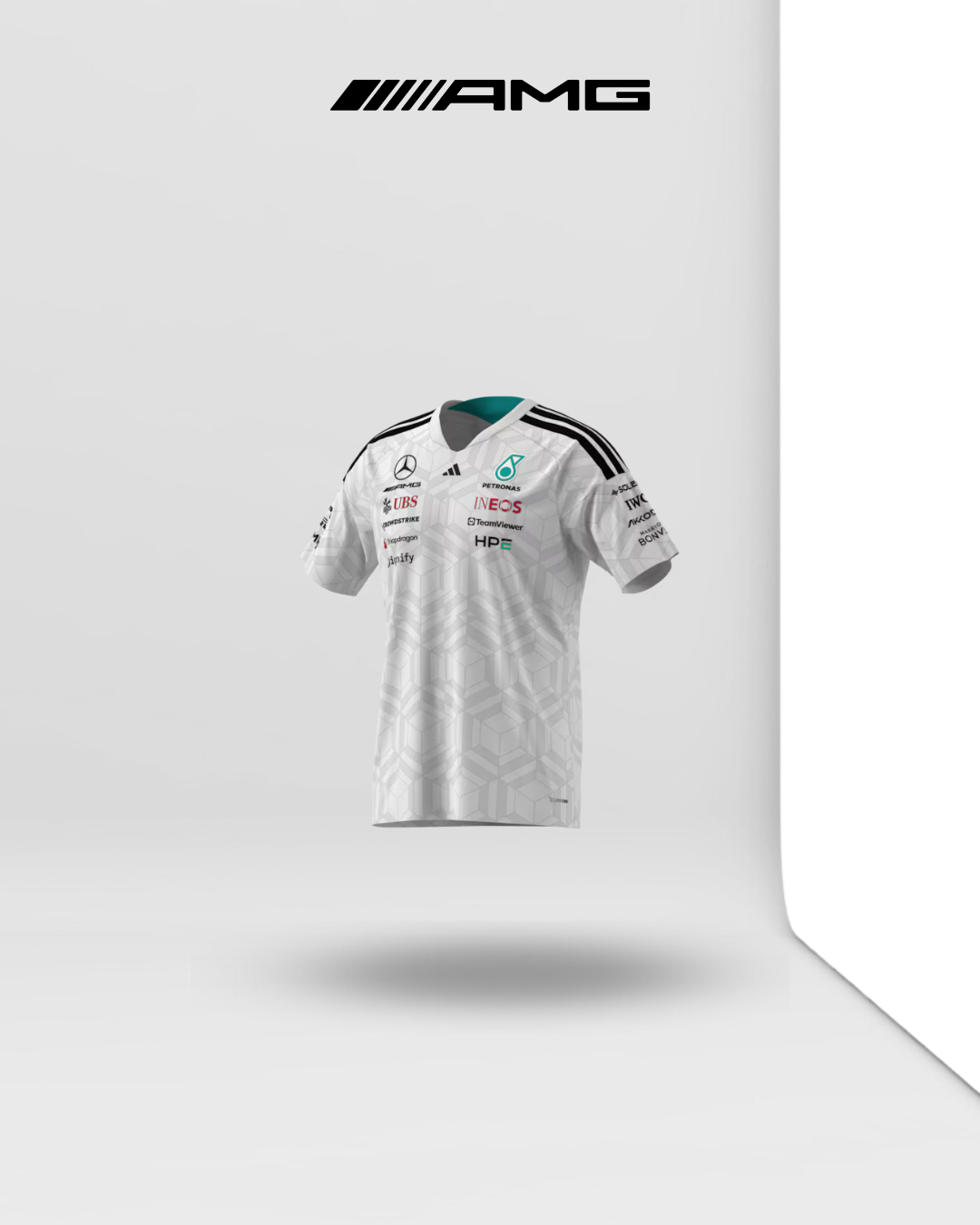 T-shirt homme, Pilote, Mercedes-AMG F1 X Adidas