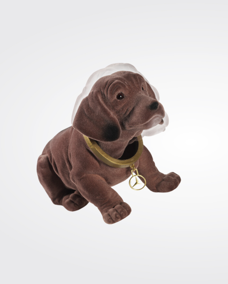 Figurine Chien de plage arrière