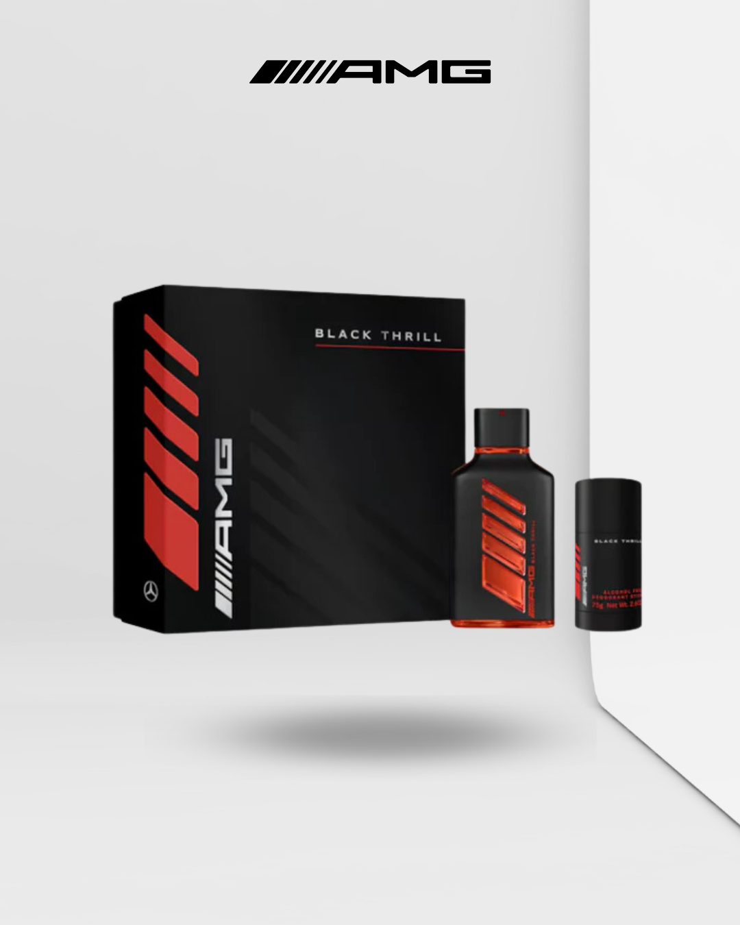 Coffret cadeau AMG Black Thrill, Eau de parfum
