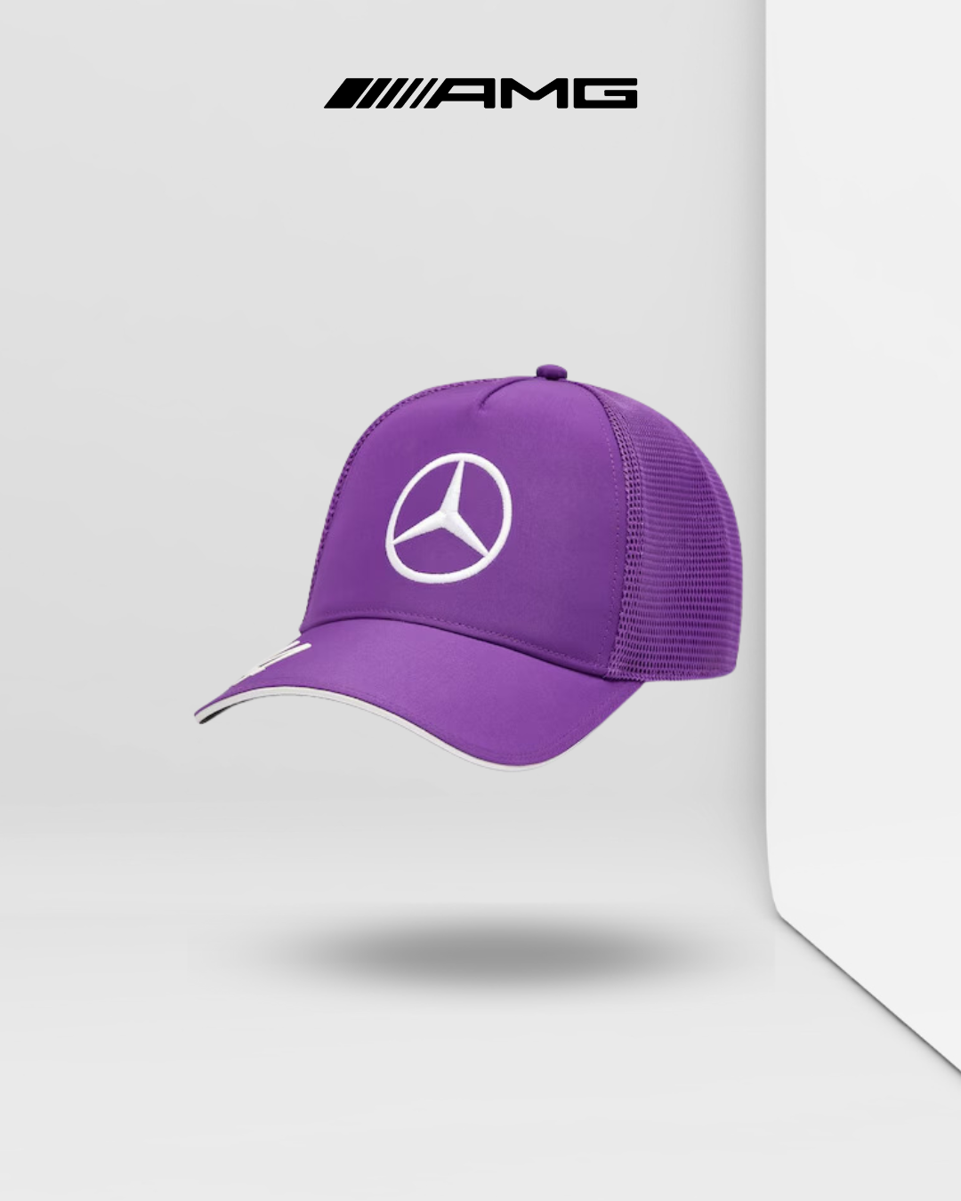 Casquette Officielle Lewis Hamilton Mercedes AMG F1 - Violet LH44 - Taille Réglable Neuve Avec étiquettes