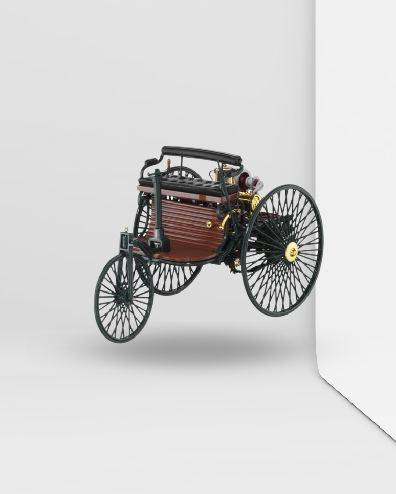 Voiture à moteur brevetée Benz (1886)