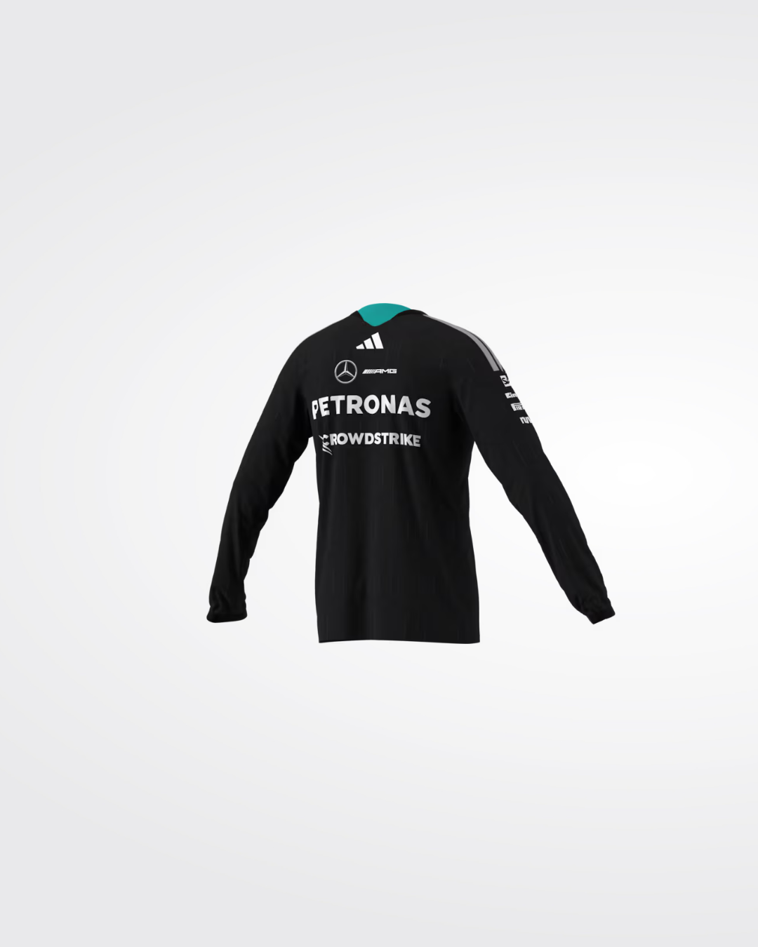 T-shirt à manches longues homme, Pilote, Mercedes-AMG F1 X Adidas