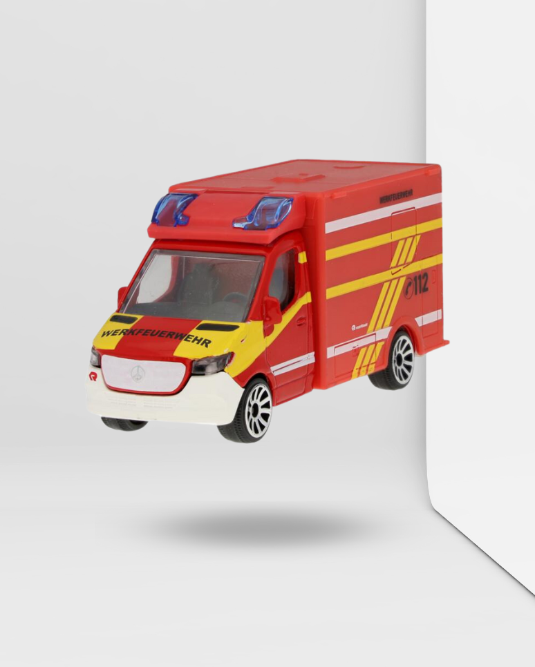 Voiture de Pompiers en tôle 8BL147862750 modèle unique Voiture de Pompiers en tôle 8BL147862750 modèle unique