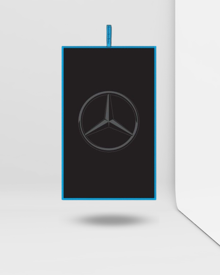 Serviette à séchage rapide logo Mercedes