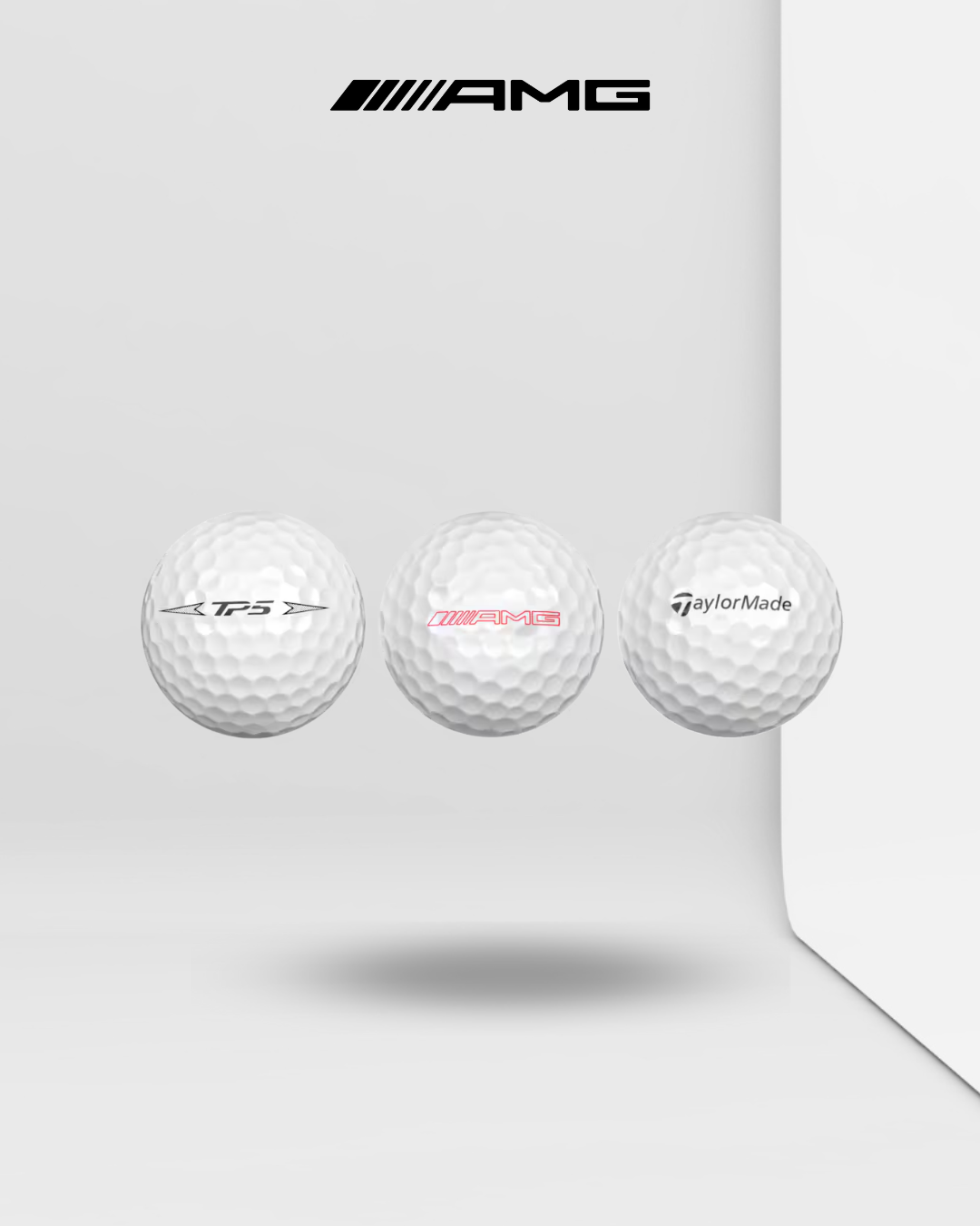 Balles de golf AMG, Lot de 3