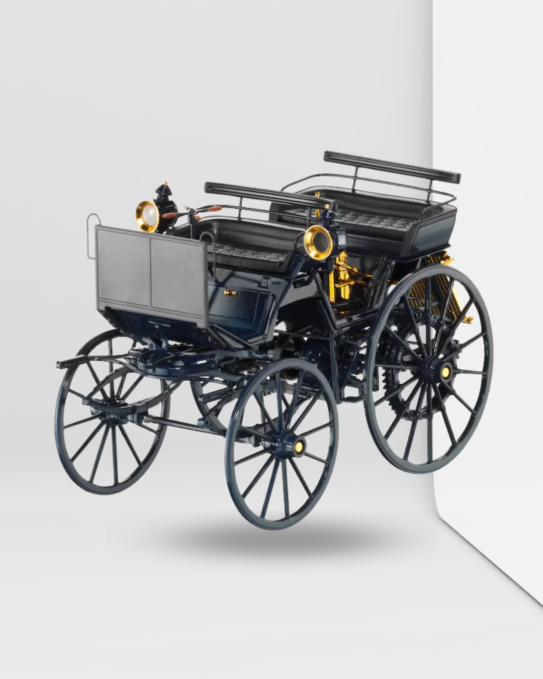 Calèche à moteur Daimler (1886) - Modèle Réduit