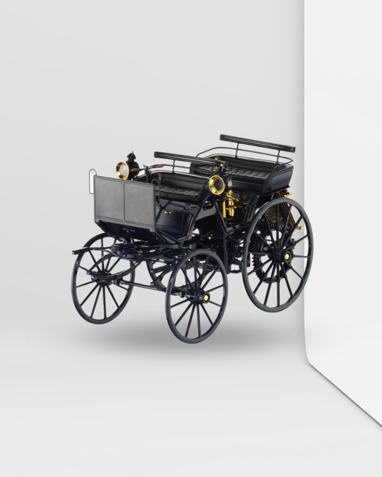 Calèche à moteur Daimler (1886)